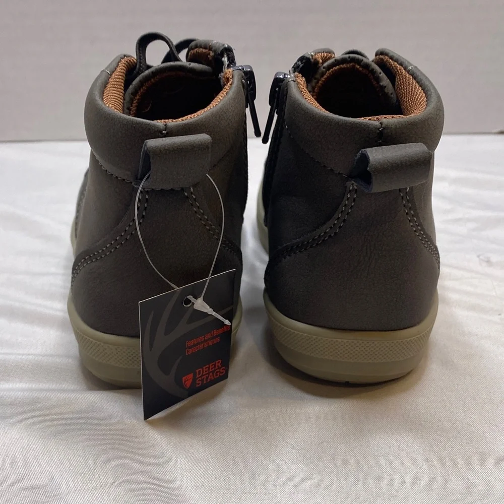 Deer Stags Kids Nolan Jr Size 12M‎ Grey Boots